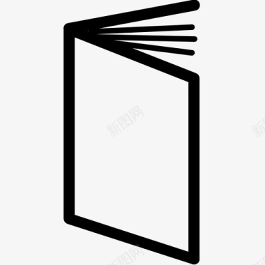 书籍阅读平装本图标图标