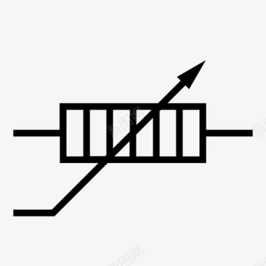 变阻器技术电子元件图标图标