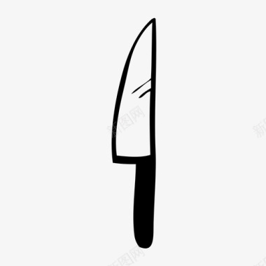 刀剁切图标图标