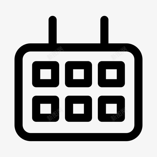 日历时间日程安排图标svg_新图网 https://ixintu.com 事件 截止日期 日历 日期 日程安排 时间 时间范围 月份 组织