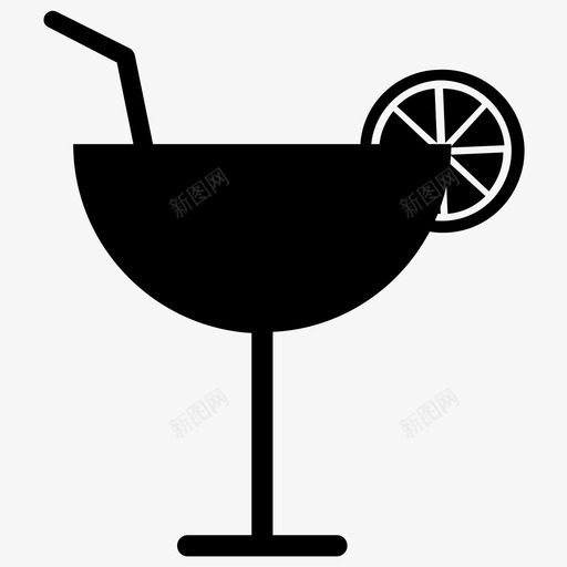鸡尾酒酒吧饮料图标svg_新图网 https://ixintu.com 柠檬 柠檬水 苏打水 软饮料 酒吧 酒廊 酸橙 饮料 鸡尾酒