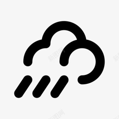 雨天气要素天气状况图标图标