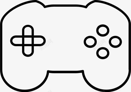 视频游戏控制器视频游戏复古图标图标