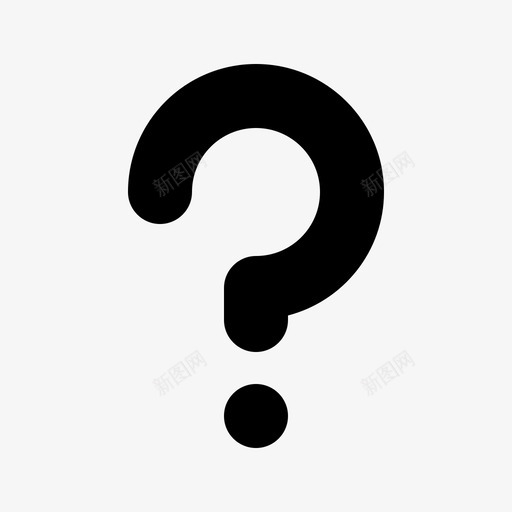 问号网页框架用户界面图标svg_新图网 https://ixintu.com 技术 支持 用户界面 用户界面设计 界面设计 网页框架 问号