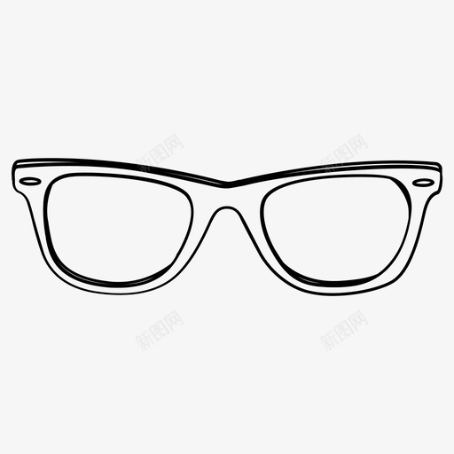 眼镜视力四只眼睛图标svg_新图网 https://ixintu.com 书呆子 四只眼睛 眼镜 视力 角框 随机性