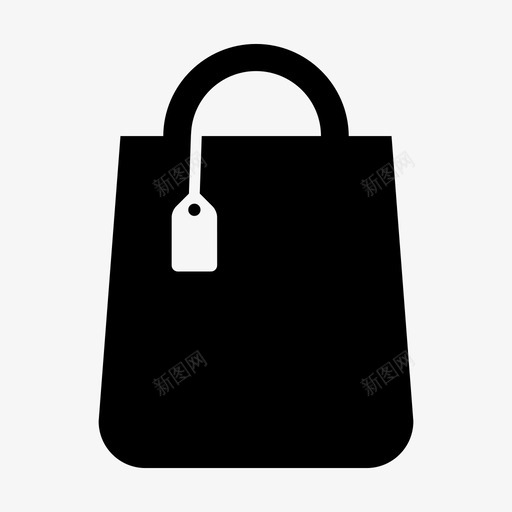 购物袋纸袋价格标签图标svg_新图网 https://ixintu.com 价格标签 出售 市场 纸袋 购买 购物中心 购物者 购物袋 钱包