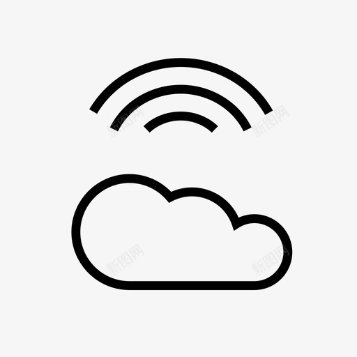 云天气预报存储图标svg_新图网 https://ixintu.com 云 天气预报 存储 接收 服务 网络 连接 通信 雷雨-5 驱动器