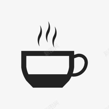 一杯咖啡早餐饮料图标图标