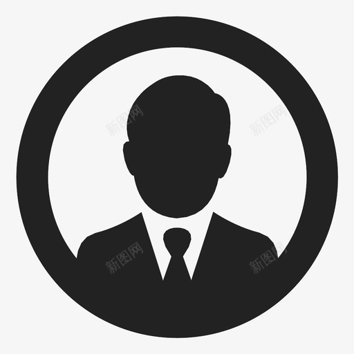 商人西装个人资料图标svg_新图网 https://ixintu.com 业务人员 个人资料 商人 客户 用户 经理 西装 首席执行官