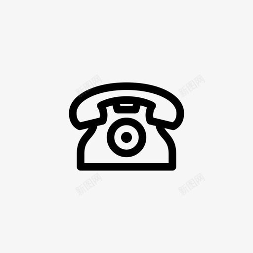电话通话旋转电话图标svg_新图网 https://ixintu.com 医疗保健 固定电话 客户服务 家庭电话 旋转电话 电话 联系人 通话 铃声