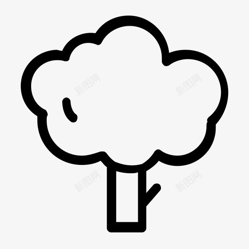 树木公园自然图标svg_新图网 https://ixintu.com 公园 农业 农民 山脉 树木 森林 生态 绿色 自然 花园 荒野