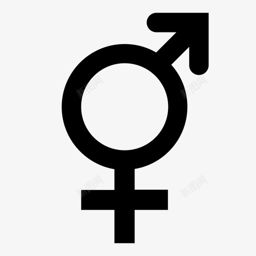 异性恋性取向男人图标svg_新图网 https://ixintu.com 女权主义 异性恋 性别平等 性取向 男人