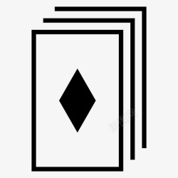 魔术套装扑克牌运气魔术图标高清图片