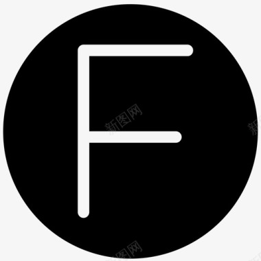 f 基本字母表图标图标