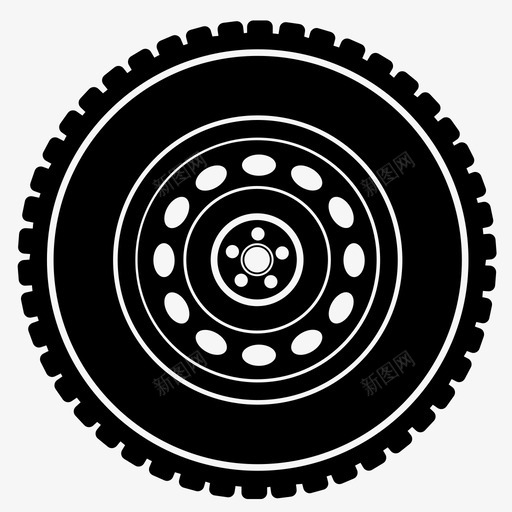 土车轮车轮车辆图标svg_新图网 https://ixintu.com 圆盘 土车轮 地形 旅行 汽车 汽车零件 车轮 车辆 轮胎 轮辋