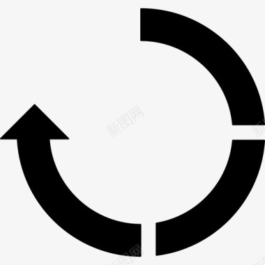 循环箭头转换图标图标