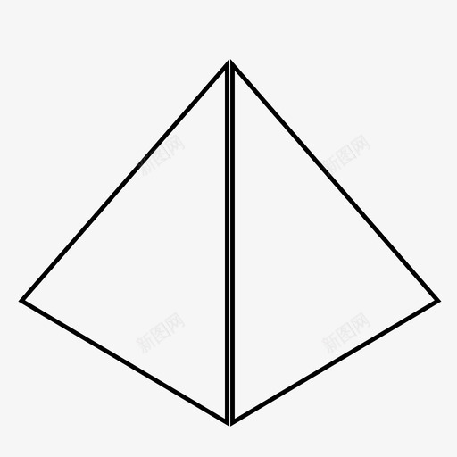 棱锥体形状棱柱体图标svg_新图网 https://ixintu.com giza 几何体 几何体设计 图案设计 多边形 形状 棱柱体 棱锥体 物体