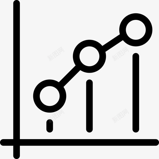 折线图统计报告图标svg_新图网 https://ixintu.com 信息图 利润 图表-线图标 增长 折线图 报告 改进 点 绘图 统计