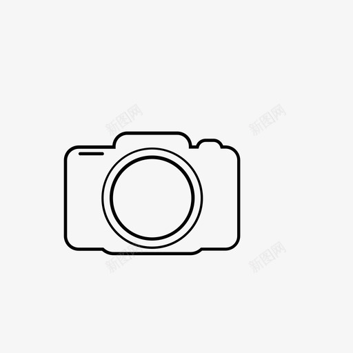 相机摄影设备图标svg_新图网 https://ixintu.com 单反相机 图片 尼康 摄影师 摄影设备 暗室 相机