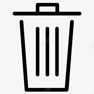 垃圾桶购物者国光图标图标