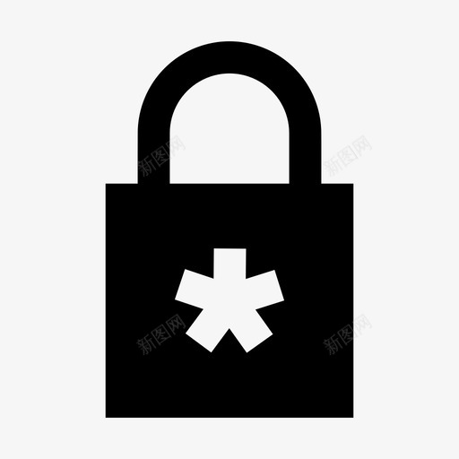 密码安全秘密图标svg_新图网 https://ixintu.com 保护 加密 安全 密码 密钥 禁用 秘密 访问 锁定