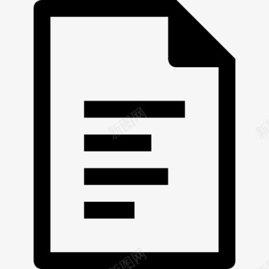 文本文件纸张页面图标图标