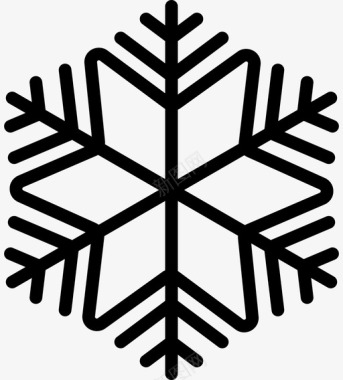 雪花冷水晶图标图标