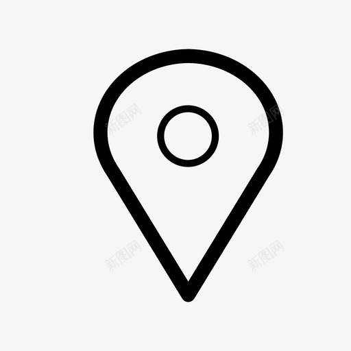 地图标记位置地图svg_新图网 https://ixintu.com 位置 其他图标3.0 地图 地图标记 处理 定位 导航 本地化 路径