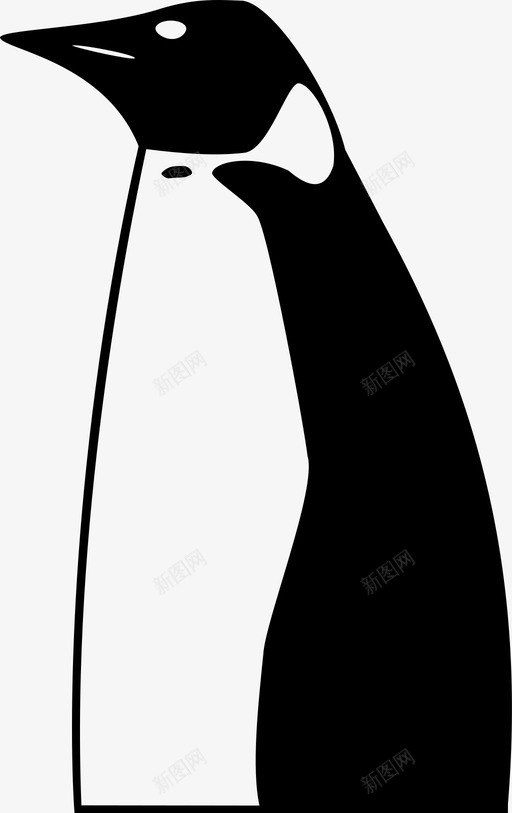 帝企鹅动物鸟图标svg_新图网 https://ixintu.com antartic linux 不会飞 动物 帝企鹅 鸟