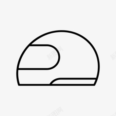 头盔碰撞保护太空头盔图标图标