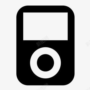 mp3播放器ipod听图标图标