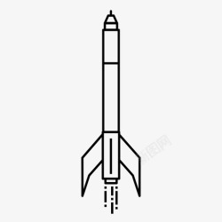 任务发布火箭发送科学家图标高清图片