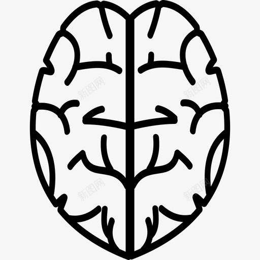 大脑形状图像图标svg_新图网 https://ixintu.com 图像 大脑 形状