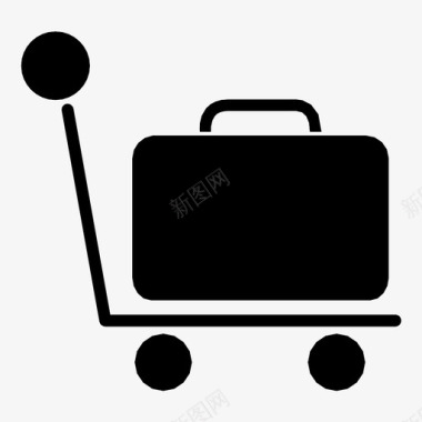 行李车推车销售图标图标