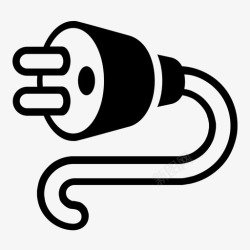 护三电插头3电图标高清图片