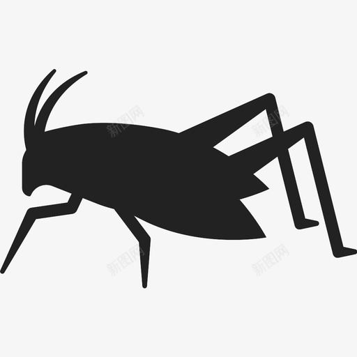 蚱蜢坐图标svg_新图网 https://ixintu.com 蚱蜢坐