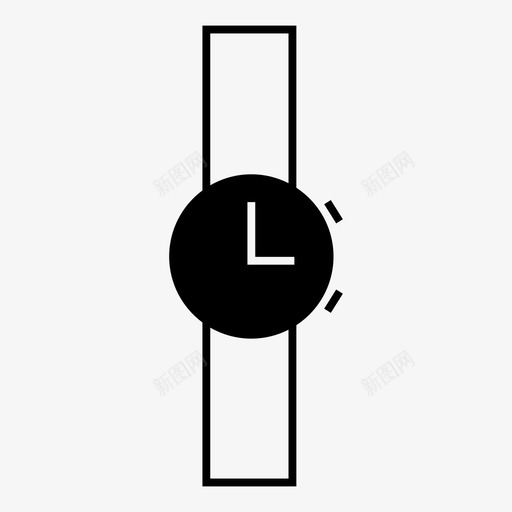 表钟时间表图标svg_新图网 https://ixintu.com 手腕 时间 时间表 表 钟
