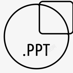 圆圈窗口ppt文件窗口类型图标高清图片