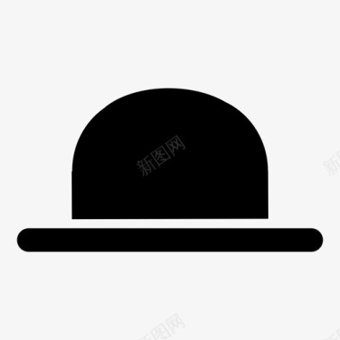 帽子帽檐帽穿戴图标图标