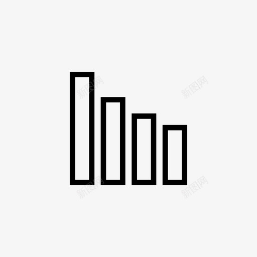 信号条下降图标svg_新图网 https://ixintu.com 下降 信号 力量 四 图形 场 条 电话