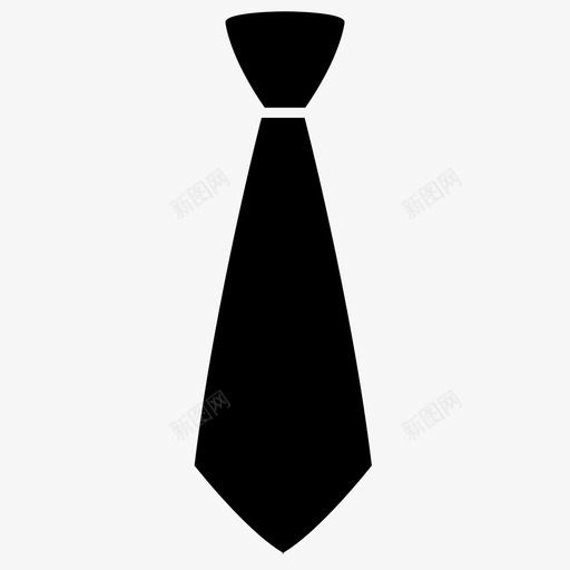 领带衣服正式图标svg_新图网 https://ixintu.com 正式 男装 衣服 面试 领带