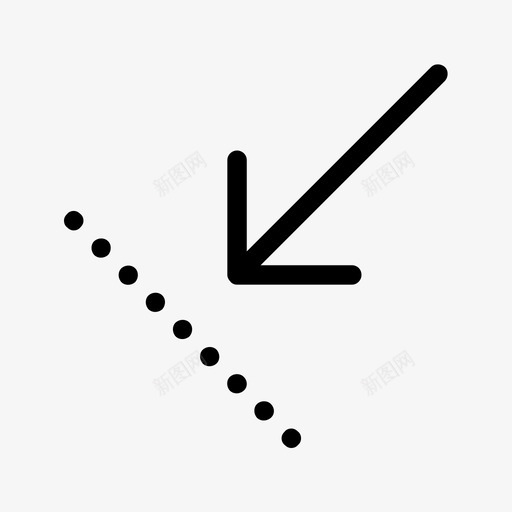 上坡箭头方向图标svg_新图网 https://ixintu.com 上坡 位置 方向 简单的轮廓 箭头