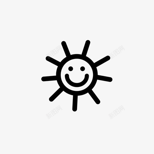 快乐的太阳宇宙夏天图标svg_新图网 https://ixintu.com 夏天 天体 天气 天空 太阳 宇宙 微笑 快乐的太阳 新鲜的图标 星星