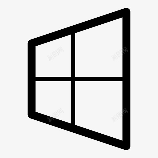 窗户玻璃景观图标svg_新图网 https://ixintu.com 景观 玻璃 窗户 装配