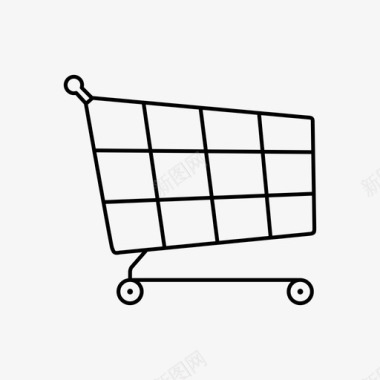 购物车购买商品图标图标