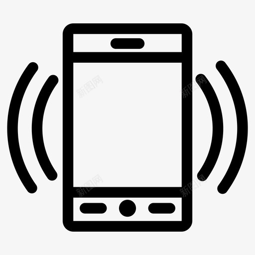 手机通讯信号图标svg_新图网 https://ixintu.com 信号 手机 移动信号 通讯