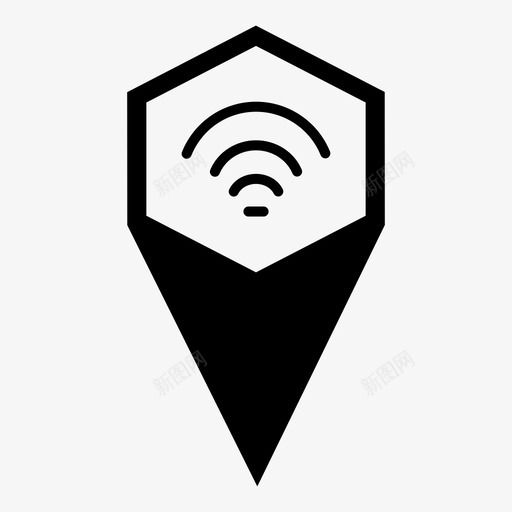 wifi集线器万维网wifi信号图标svg_新图网 https://ixintu.com pin wifi信号 wifi集线器 万维网 互联网接入 位置 地图标记 导航 指针 网络
