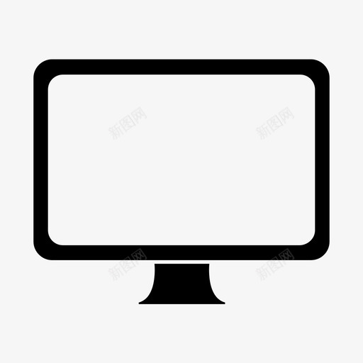 电脑显示器电脑屏幕桌面显示器图标svg_新图网 https://ixintu.com 平板电视 桌面屏幕 桌面显示器 电脑屏幕 电脑显示器 电视 电视屏幕