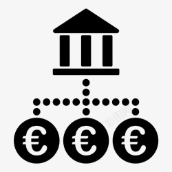 移动网络商务银行交易欧洲金融图标高清图片