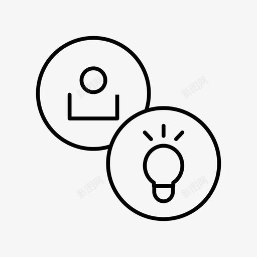 灯泡人物个人帐户图标svg_新图网 https://ixintu.com 个人头像 个人帐户 个人简介 人物 灯泡 用户 用户头像 用户帐户 用户活动